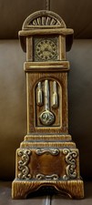 VINTAGE 1970 EZRA BROOKS GRANDFATHER CLOCK DECANTER picture