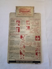 Vintage McArthur Dairy Safety Clipboard First Aid CPR Lifting Guide Advertising picture