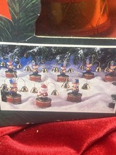 Santas Marching Band 16 Musical Bells 35 Carols Box WORKS Vtg 1991 Mr Christmas picture