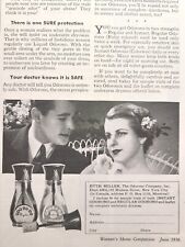 Odo-Ro-No Underarm Deoderant Couple Armhole Test Vintage Print Ad 1936 picture