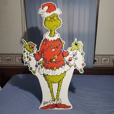 The Grinch Stocking Holder Board Hobby Lobby Exclusive 2023 Rare Dr. Suess Xmas picture