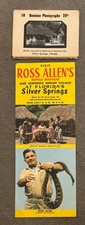 Vintage Ross Allen Reptile Institute Florida Flyer & Souvenir Mini Views Mailer picture