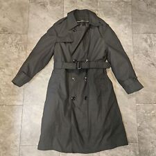 Garrison Collection Trench Coat Mens 40s All Weather Lined Belted US Army Defens picture