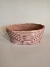 Vintage 1950s Brush Pink Planter 6.5 Inches Tall By 2.5 Inches Wide GUC picture