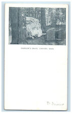 c1900s Emerson's Grave, Concord Massachusetts MA Unposted PMC Postcard picture