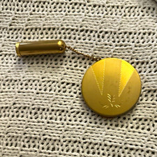 Vintage Dorset Fifth Avenue Compact Lipstick Set Unbroken Mirror Powder Puff picture