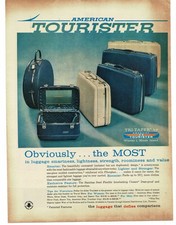 1959 American Tourister Tri-Taper Luggage Vintage Print Ad picture