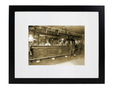1915 Elkhorn Saloon Lewistown Montana Western Matted & Framed Picture Photo picture