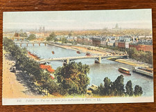 LL Paris Seine River View Pavillon de Flore Postcard Divided Back Unposted picture