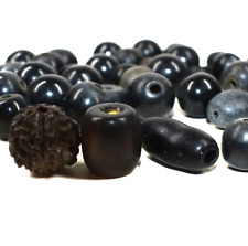 54 Loose Bohemian Trade Beads Black picture