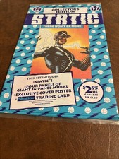 Static # 1 Key 1st Appearance 1993 Sealed Polybag DC Comics Shock-VG++NEW picture