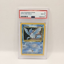 Pokemon Card Articuno 2/62 Fossil Set PSA 8 Near Mint Cosmos Holo ENG picture