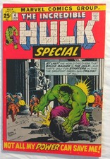 Incredible Hulk King-Size Special #4 1972 Vintage Marvel Comic Executioner picture
