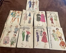 Vintage Sewing Patterns Lot VOGUE Advance Simplicity Various Sizes Mid-Century picture