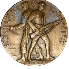 1922 American Legion School Award Medal Bronze R. Tait McKenzie 3