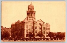 Stockton, California CA - Court House Building - Vintage Postcard - Posted picture