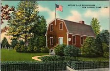 New London CT-Connecticut, Nathan Hale Schoolhouse, Vintage Postcard picture