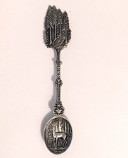 Muir Woods Calif  USA  Vintage Souvenir Spoon Collectible with Case Silver Plate picture