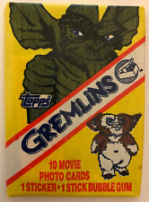 1984 Topps Gremlins Trading Cards Sealed Wax PACK From Box, 10 Cards, 1 Sticker picture