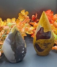 1pc Polished Mookaite Jasper Teardrop Freeform Ornament picture
