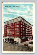 Tulsa OK-Oklahoma, Wright Building, Advertisement, Vintage Postcard picture