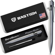 BASTION Bolt Action Ink Pen | Titanium Stainless Steel Carbon Fiber Aluminum EDC picture