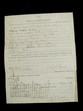 CIVIL WAR 1ST VERMONT CAVALRY COLONEL EWARD B SAWYER SIGNED REQUISITION picture