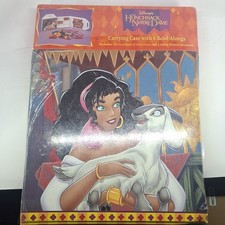Disney HUNCHBACK OF NOTRE DAME Carrying Case with 6 READ ALONGS Pocahontas - NEW picture