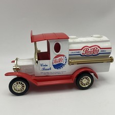 Vintage Pepsi-Cola Collectable Models Delivery Tanker Truck Die-Cast Coin Bank picture