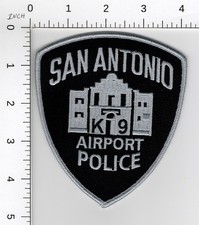 SAN ANTONIO K9 🦮 ✈️ AIRPORT POLICE -- TEXAS COLLECTIBLE CANINE K-9 PATCH picture