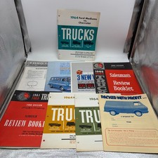 1964-65 Ford Truck Salesman Dealer Literature Lot Econoline Falcon Brochures picture