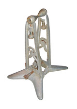 VINTAGE c1940s Aluminum ROLLFAST BICYCLE WHEEL TRUING Bench Stand-Pat Appl For picture