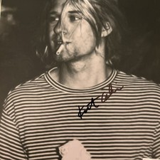 Kurt Cobain Autographed Photo picture