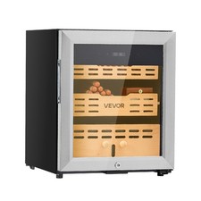 VEVOR 50L Electric Cigar Humidor Cooler Cabinet 300 Counts Compressor Cooling picture