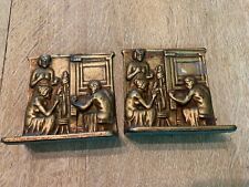 Vintage Ancient Loom Weavers Bookends picture