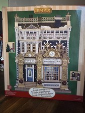 Lemax Essex Street Facade Tick-Tock Watch & Clock Shop Wall Hanging Christmas picture