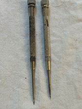 2 Vintage General Hardware Manufacturing Co NY Machinist Scribe Metal Mark Tools picture