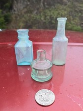 1880s Neat Old Shoe Polish Bottle◇ Sloped Shoulders and Beveled edges picture