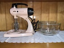 Vintage PINK Sunbeam Mixmaster Stand Mixer 12 speed w/ Beaters works picture