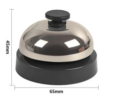 Desk Bell Loud & Clear Call Service Bell for Hotels Schools Restaurants 1 PC picture
