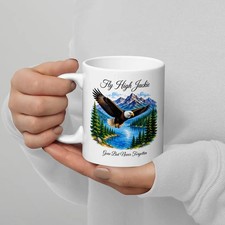 Jackie Bald Eagle Fan Club Mug, Jackie and Shadow Big Bear Cup, Jackie Tribute T picture