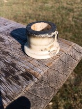 Antique Lightning Rod Porcelain Tab Insulator picture