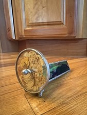 Vintage Kathleen Hunt Stained Glass Kaleidoscope Signed Dated 2003 Art Glass picture