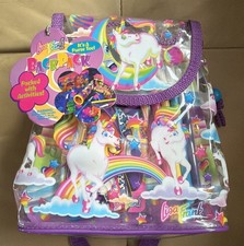 NEW VTG Lisa Frank Clear Mini Backpack Packed w/ Activities Markie Unicorn picture