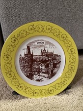 Vintage Prague Czechoslovakia Plate￼ picture