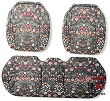 Car Seats Cushions Vintage Green Floral Full Set Car vintage green floral-full picture