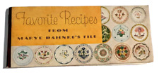 1938 Vintage Kraft Phenix Cheese Chicago Favorite Recipes Marye Dahnke File 7ZVT picture