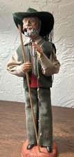 Vintage French Santons de Provence Terracotta Old Man Figurine by G. Argence picture