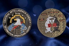 CIA Information Operations Center Challenge Coin — Cyber Spy vs Spy picture