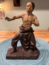 Chinese Shiwan ceramic kung fu martial arts figurine stamped 22 picture